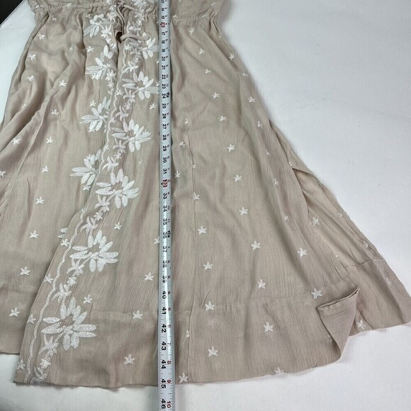 Time For Me Embroidered Boho Duster Kimono Large Floral Long Jacket Festival - Picture 12 of 16